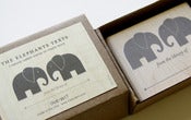 Image of Elephants Texts Bookplate Stamp