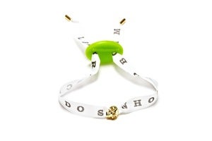 Image of PEDRO BRACELET - WHITE (CROSS/SKULL)