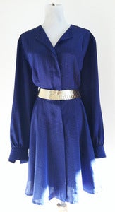 Image of Long Sleeved Patterned Dress