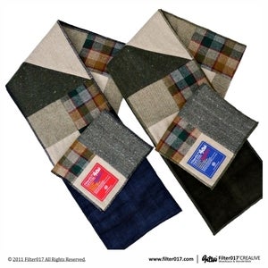 Image of Filter017 WOOLLENS PATCHWORK SCARF