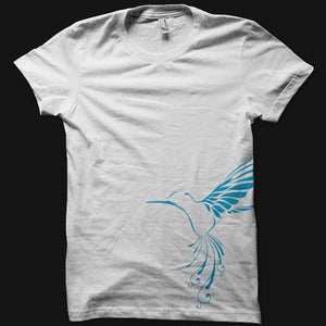 Image of Womens Bird Tee - White