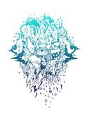 Image of Muju Galactic Forces Print