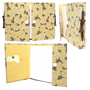 Image of Chiyogami 10.5" x 7.5" scrapbook album / photo album