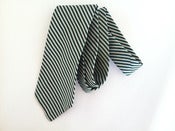 Image of Green and White Tie