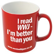 Image of I read WWJ - I'm better than you! Mug (inc UK P&P)