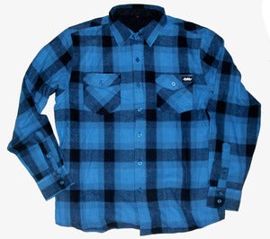Image of Autumn'atic woven flannel *blue