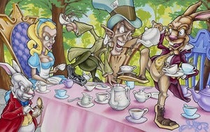 Image of Alice's Tea Party by Tuke