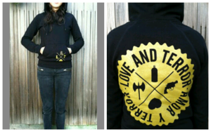 Image of "The Stamp" Pull Over Hoodies - Womans