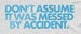 Image of Don't Assume! (Tee)