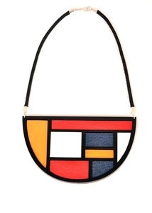 Image of Mondrian colourblock necklace