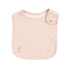 Image of Bavoir rose poudré