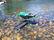 Image of Trommel Classifier use w/sluice box 1/4" holes Hand Operated