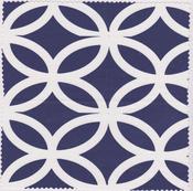 Image of Garden Stool white on blue