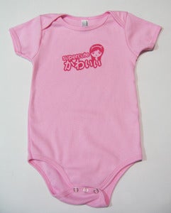 Image of Pretty in Pink Supercute Baby Girl Onesie