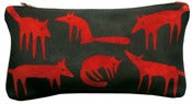 Image of Suede Red Fox Large Purse 
