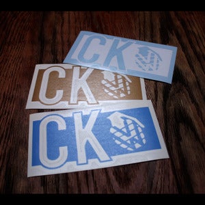 Image of CK Box Grenade Decal