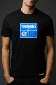 Image of DJ ANGELO HASH LOGO <br>Slim Fit T-shirt <br><i> by DJ Angelo</i>
