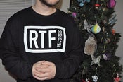 Image of RTF CREW NECK SWEATSHIRT BLACK