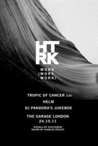 Image of WORK (WORK, WORK) gig poster