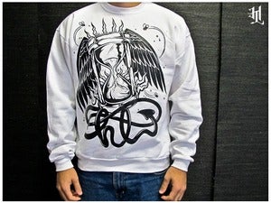 Image of HOTLIFE - "TIME FLIES v.2" CREWNECK SWEATSHIRT