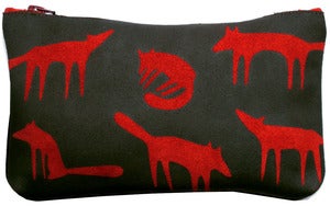 Image of Suede Red Fox X-Large Purse  