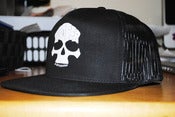 Image of .white.meshback.snapback.