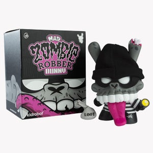 Image of Zombie Robber Dunny 8-Inch Regular Edition by MAD