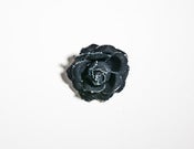 Image of "Florena Denim" Raw Denim Rose Brooch