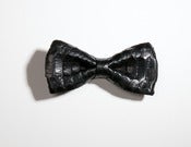 Image of Christopher Chaun "Oliver Python" Skinny Snake Skin Bow Tie