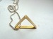 Image of Sautoir triangle en laiton