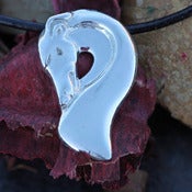Image of Sterling silver Greyhound Whippet pendant by Sarah Regan Snavely