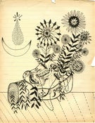 Image of " Detached" ink drawing
