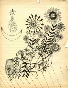Image of " Detached" ink drawing