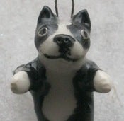 Image of Boston Terrier Angel Ornament