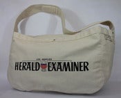Image of SFV MERCANTILE Newspaper Boy Canvas Bag LOS ANGELES HERALD EXAMINER Deluxe Edition 