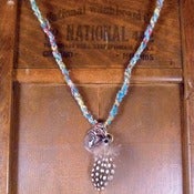 Image of Found Objects Necklace w/Feather