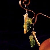 Image of Bones & Leaves Earrings