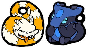 Image of Set of Monster Pulse Acrylic Charms