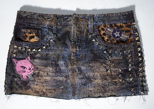 Image of BV CUSTOM SHOP - Denim Skirt #1 (SMALL)