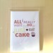 All i want to do is eat cake Greetings cards 