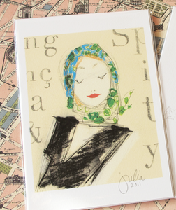Image of Mini Print: "Cédille Fille II"