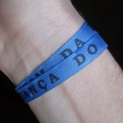 Image of blue (azul) brazilian wish band