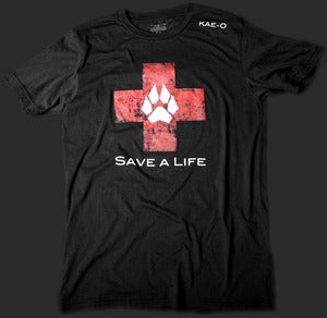 Save-A-Life Men's Vintage Tee - Black