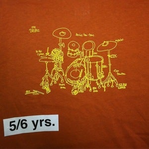 Drums on kids size 5/6 $18