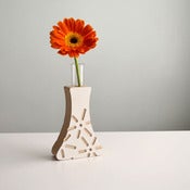 Image of Power Plants Bud Vase: "Fuel Cell" White