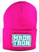 Image of Beanie pnk/tel/wht
