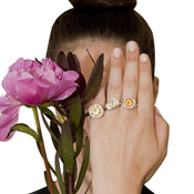 Image of Medium Mountain Ring - Citrine Quartz