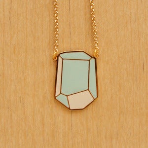 Image of Geometric Rock Necklaces