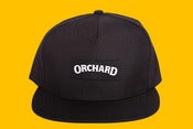 Image of Orchard Text Logo Rhino Canvas Snapback Hat - Black