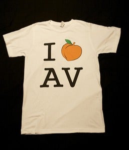 Image of I "Peach" A V in White
